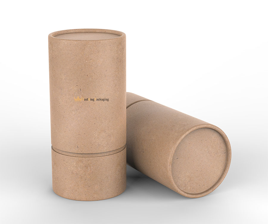 Blank Kraft Paper Push Up Tube Packaging For Branding. 3d render illustration.; Shutterstock ID 1510804184; other: -; purchase_order: -; client: -; job: -