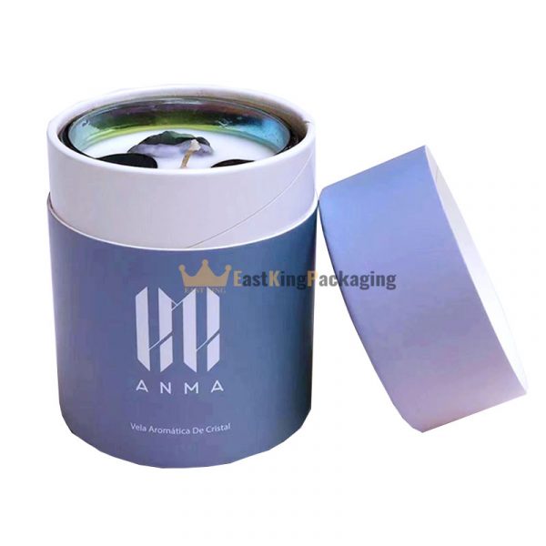 Customized round tube candle packaging box - Image 2