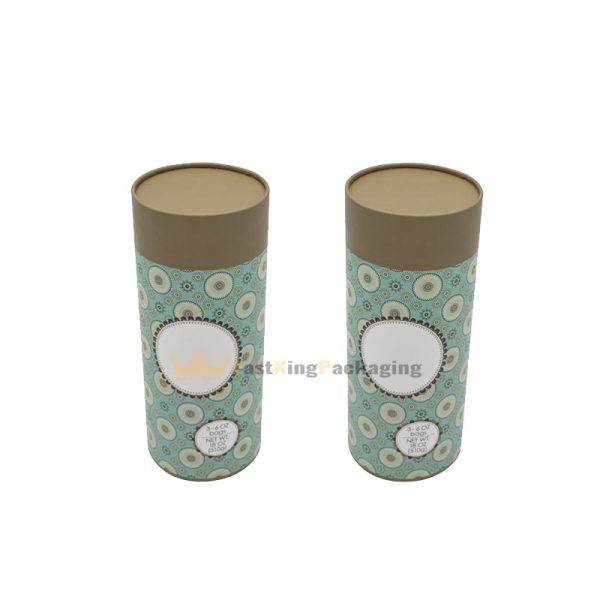 Coated paper wrapped food grade coffee or tea paper tube box - Image 3